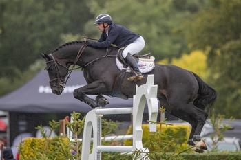 Robert Whitaker lands one of his biggest Grand Prix wins to lift the King George V Gold Cup on Vermento Robert Whitaker lands one of his biggest Grand Prix wins to lift the King George V Gold Cup on Vermento